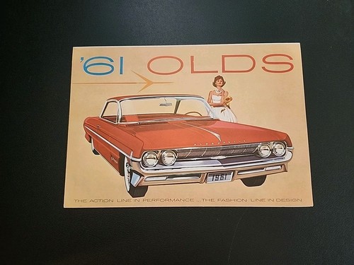 1961 Oldsmobile Original Car Sales Brochure Catalog - Super 88 98 Dynamic F-85