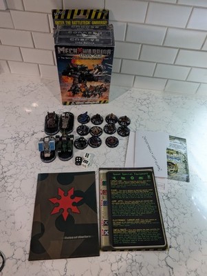Mech Warrior Dark Age BattleTech Miniatures Starter Set WizKids 2002 Lot Vtg