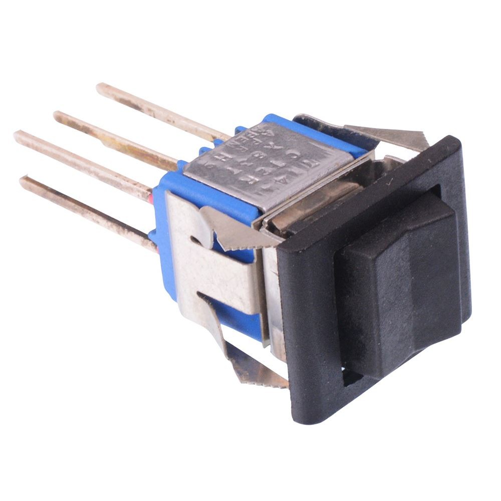 7144CT2RABX837 On-On-On PCB Rocker Switch DPDT 4A 30VDC