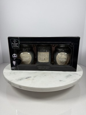 The Nightmare Before Christmas Sally Jars 3 Piece Trinket Box Gift Set