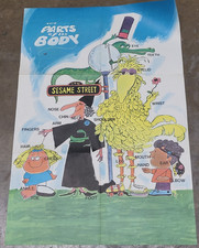 Sesame Street 1970 Parts Of The Body Big Bird...
