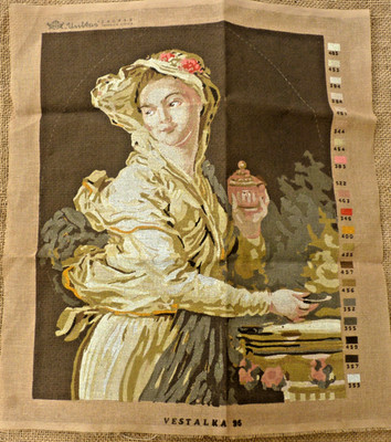 Gobelin Nadelspitze Canvas only Vestalka UNITAS 51cm x 41cm