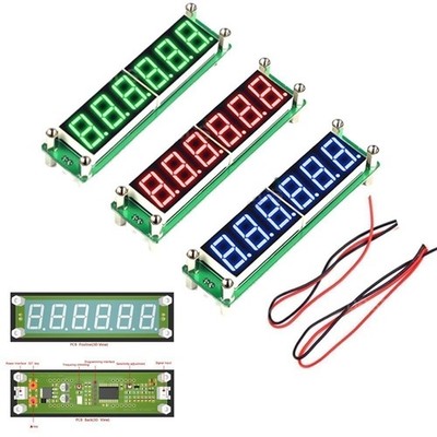 DC 8~15V 6-digits LED Display RF Signal Frequency Counter 0.1MHz~65MHz#