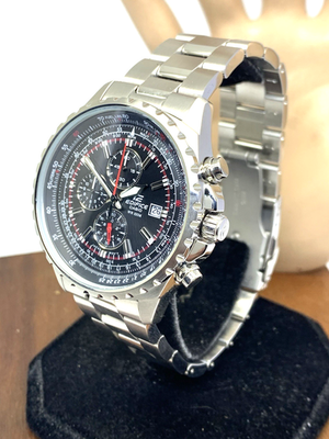 Casio Men's Watch EF527D Edifice Quartz Chronograph Black Dial