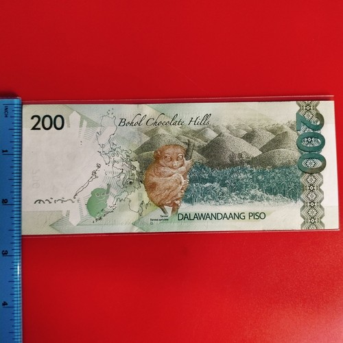Same Serial Solid CX444444 Philippines 200 20 New Generation Currency Unc Lot 2 - Bild 10 von 17