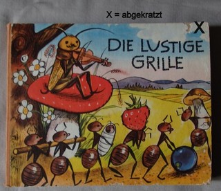 Die lustige Grille m. Guckloch V. Kubasta DDR Kinderbuchklassiker 1987 Sammler