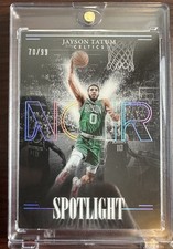 2023-24 Panini Noir Jayson Tatum #2 Spotlight /99 Boston Celtics