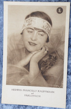 64574 Ross Foto AK Hedwig FRancillo Kauffmann auf Parlophon Uper