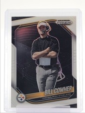 BILL COWHER 2025 PANINI PRIZM BLACK FOOTBALL WHITE STEELERS /175 Q6608