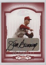 2004 Donruss Classics Legend Significant Signatures Red Jim Bunning Auto HOF 0l2