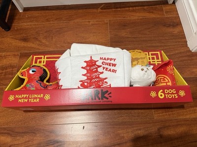 BARK BOX Costco Exclusive Limited Edition Lunar New Year Dog Toy Bundle, 6-count