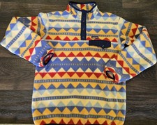 Patagonia Synchilla Fleece Pullover Youth XL Aztec Snap-T Colorful