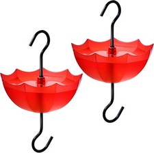 Ant Moat for Hummingbird Feeders and Oriole Feeders, 5 OZ x 2 Pack Red