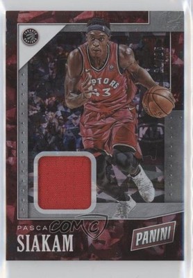 2019 Panini Black Friday Cracked Ice Relics 21/25 Pascal Siakam #22 7y2