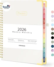 2026 Planner, Hardcover Calendar Planner Weekly and Monthly, January 2026 - Dece