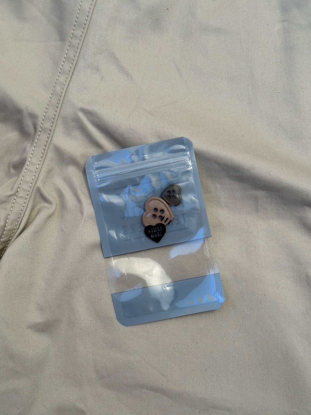 Human Made Wide Twill Cotton Chino Shorts Medium image 7