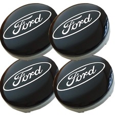 4 TAPPI COPRIMOZZO FORD 54mm FIESTA KUGA FOCUS KA MONDEO S-MAX C-MAX CERCHI LEGA