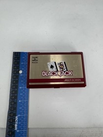 Vtg. Nintendo Game & Watch 1985 Black Jack Multi Screen game *untested* (H-3)