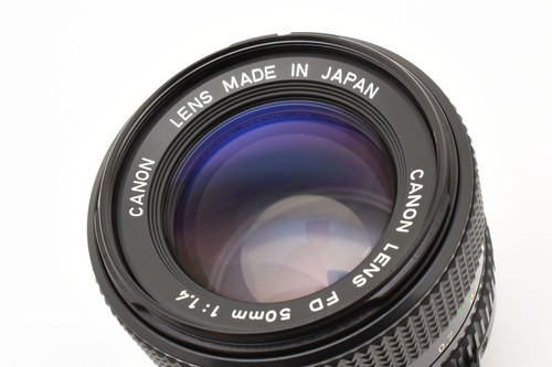[Exc Canon Nuevo FD NFD 50mm f1.4 MF Lente Estándar de JAPÓN - Imagen 24 de 24
