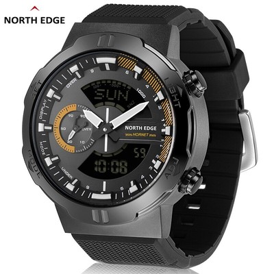 NORTH EDGE Watch HORNET Luxury Sports Outdoor digital smart metal World Time