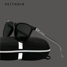 VEITHDIA Aluminium Sonnenbrille Herren HD Polarisiert UV400 Schutz Fahrerbrille