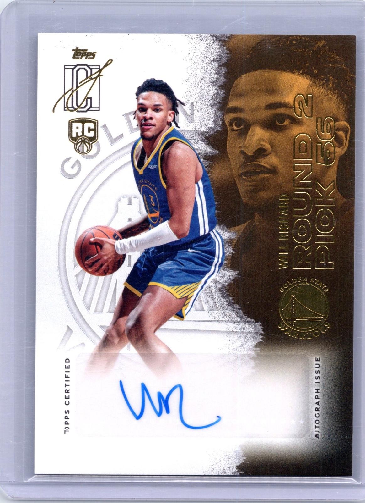 2025-26 Topps Signature Class #RCA-WRI Will Richard Rookie Class Autographs