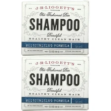 J.R. Liggett's, (2 Pack) Old-Fashioned Bar Shampoo, Moisturizing Formula, 3.5 oz