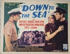 2 Vintage 11"x14" Lobby Cards - Down To The Sea - 1936 - Russell Hardie, Ann... — photo 1