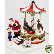 Department 56 Santa Comes to Town 2004 Carousel Original Snow Village 55222