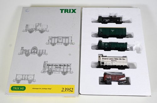 Trix H0 23952 Set mit 5 Güterwagen "Geislinger Steige" | Zustand: Gebraucht