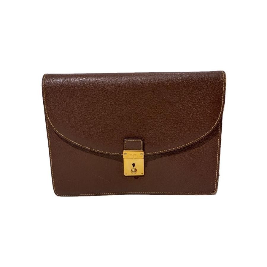 Borsa a tracolla Gucci in pelle marrone vintage autentica