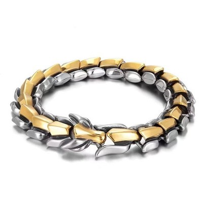 Dragon Scale mechanisches Armband beschichteter 316L Stahl mit antiallergischer
