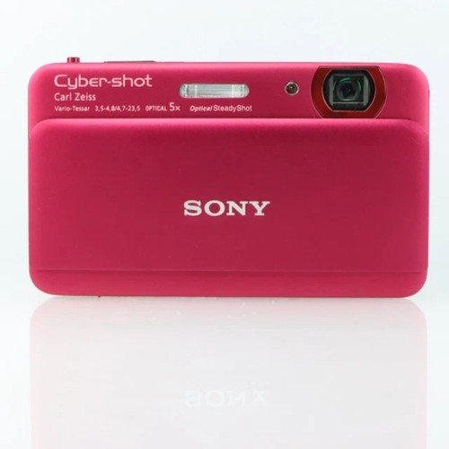 Sony Cyber-shot DSC-TX55 Digital Camera Red 5x Optical Zoom 16.2 MP AF Lock z8