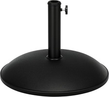 Heavy Duty Cement Parasol Base 20Kg round Patio Umbrella Stand Garden Outdoor Sh