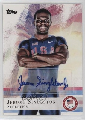 2012 Topps US Olympic Team and Hopefuls Jerome Singleton #48 Auto 0zv5