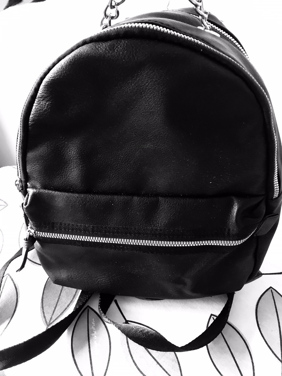 primark black backpack UK