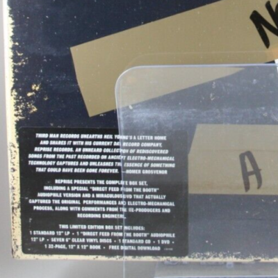 Neil Young A Letter Home Limited Deluxe Edition Box Set LP CD DVD