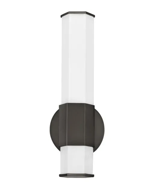 Hinkley Facet Small LED Sconces 51150BX Black Oxide Finish