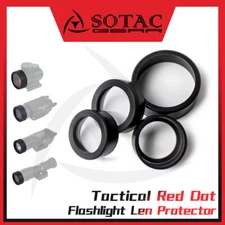 Tactical Lens Cover Protector For Red Dot Flashlight M300 M600 X300 MRO SOTAC
