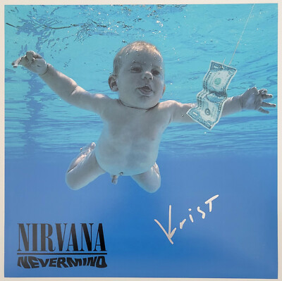 Krist Novoselic signed Nirvana Nevermind 12x12 album photo COA proof autographed STAR Krist Novoselic signed Nirvana Nevermind 12x12 album photo COA proof autographed STAR