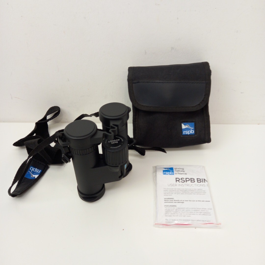 RSPB Binoculars 8x25 Avocet Waterproof Multicoated Field 6.8 Bird
