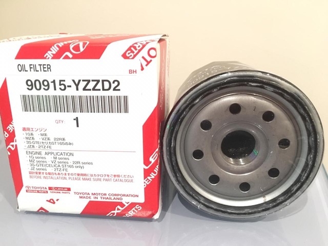 Toyota 90915 yzze2 размеры