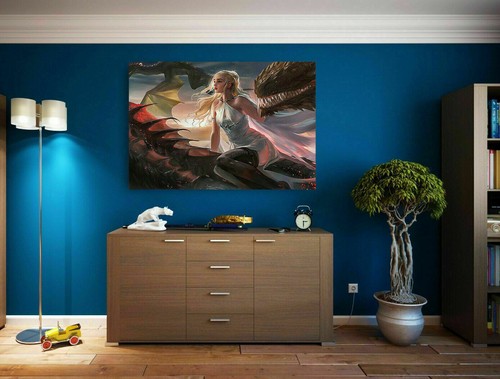 Leinwand Game of Thrones GoT Khaleesi Bilder Wandbilder -Hochwertiger Kunstdruck - Bild 4 von 9