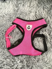 Dog Pet Harness Hot Pink Adjustable Control Vest Dogs S M L XL Leash