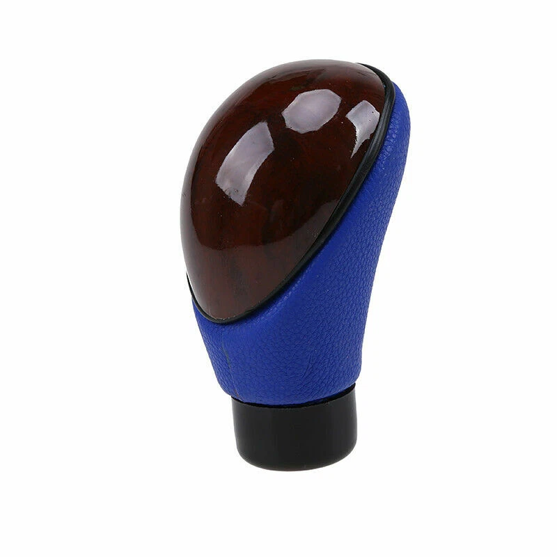 Universal Car Leather Automatic Gear Shift Knob Shifter Stick Lever+ Adapter - Image 3 of 4