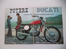 advertising Pubblicità 1971 MOTO DUCATI 125 SCRAMBLER