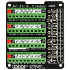 RPi GPIO Status LED Terminal Block Breakout Board HAT for Raspberry Pi A 3...