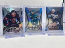 2023-24 Trilogy NHL Rookie Premiers 3 Players Grieg Mc Ging Guschin
