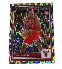 2023-24 NBA Hoops Premium Stock Seismic Prizm Card#47 Adama Sanogo, RC