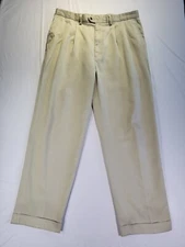 Vintage Callaway Golf Pants Mens 35 x 30 Pima Cotton Blend Chino Pro Spin